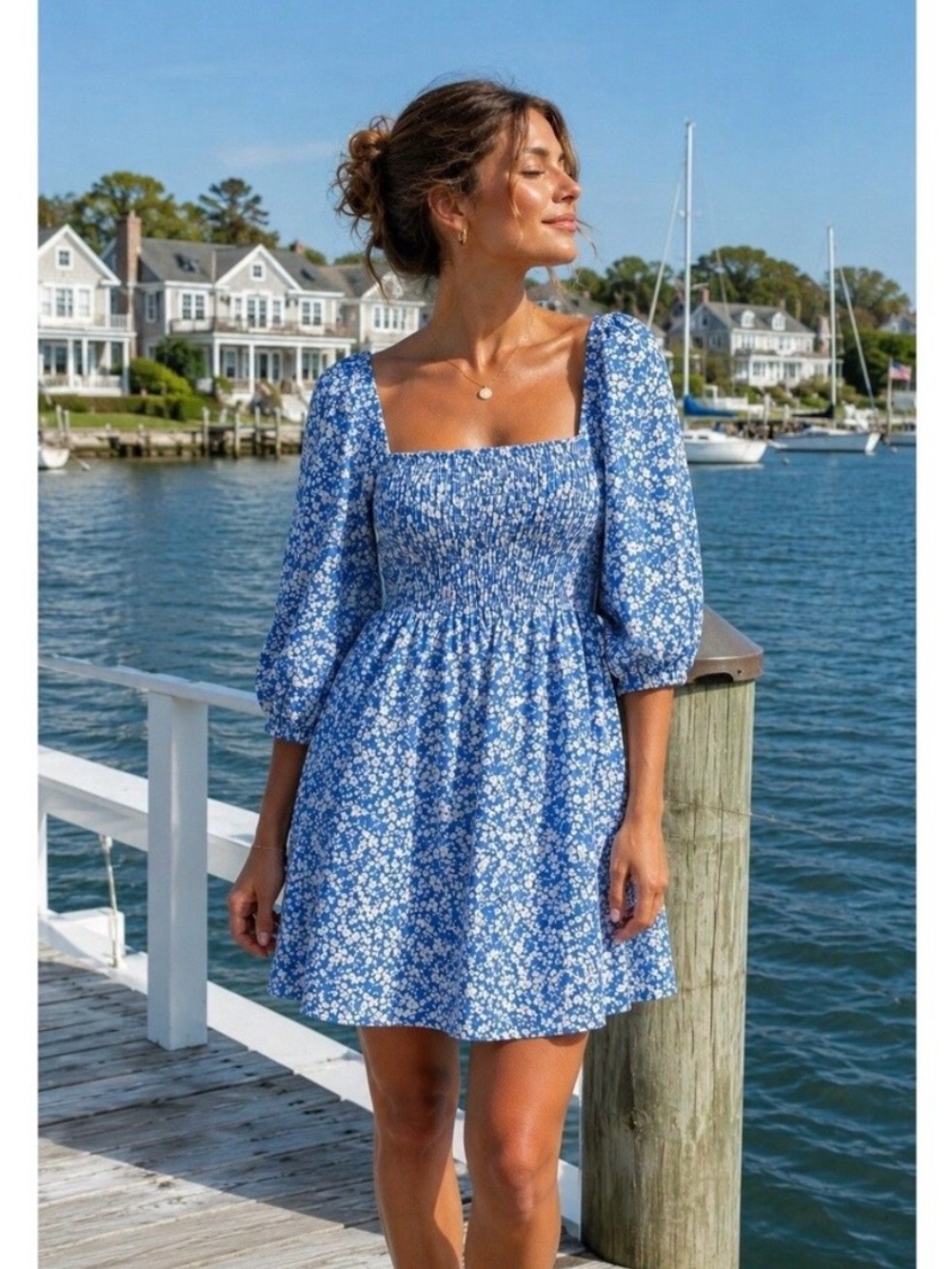 Tuckernuck x Cameron Eubanks Bloom Linen Blend Dress